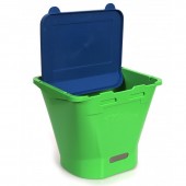 ECF1 Kälbertränkeeimer GRÜN mit blauem Deckel